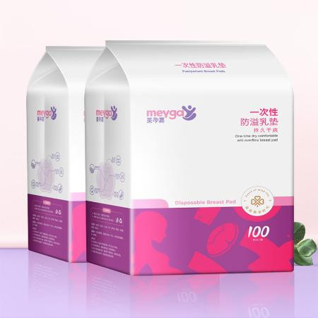 美孕嘉一次性防溢乳垫超薄溢乳垫防漏奶乳贴奶溢不可洗100片夏季