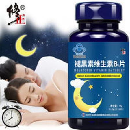 【正品保证】改善睡眠修正褪黑素维生素B6片60片安眠失眠多梦安神助睡眠片图片