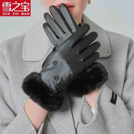 2020新款保暖手套女冬季韩版骑车户外加绒加厚触屏防水防风防寒图片