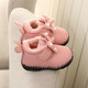 女宝宝棉鞋学步鞋子0-2岁1秋冬季童鞋软底婴儿3加绒加厚保暖防滑4