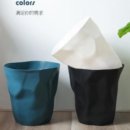 垃圾桶家用客厅干湿分类大小号纸篓卫生间厨房卧室创意塑料垃圾箱图片