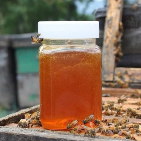 农家蜂蜜自产 野生纯天然深山百花蜜 农家土蜂蜜原蜜 自然成熟封盖土蜂蜜 多种规格可选图片