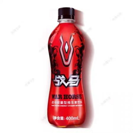 战马能量型维生素功能饮料400ml*4瓶红色不含气正品保证瓶装有奖ch图片