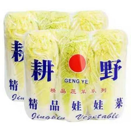 新鲜娃娃菜小白菜新鲜蔬菜精品黄心娃娃菜嫩滑爽口火锅涮菜批发价图片