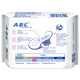 ABC KMS棉柔0.1cm轻透薄夜用卫生巾280mm*40片5包(KMS健康配方)新老装随机K14