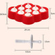 自制雪糕模具家用儿童DIY创意9格硅胶冰棒模具冰格冰淇淋模具冰糕模具带盖小冰棍冰球冰块模具