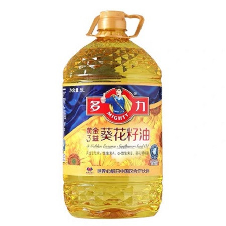 多力黄金3益葵花籽油5L