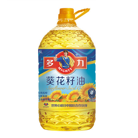  多力葵花籽油5L