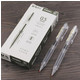 晨光/M&G晨光文具本味速干中性笔0.5mm简约缓冲弹簧舒适按动黑色水笔AGPH5601