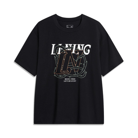 李宁/LI NING 中国文化运动服男女同款冰感舒适短袖文化衫T恤AHSU315图片