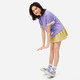 李宁/LI NING X迪士尼史迪奇联名系列女子宽松短袖T恤文化衫ATSU162