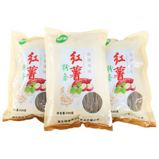 神龙栖 红薯粉条500g*3袋酸辣粉丝湖北特产地瓜番薯细粉炖菜火锅