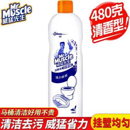 威猛先生清香型除垢洁厕液480g马桶清洁剂洁厕宝厕所洁厕剂洗马桶图片