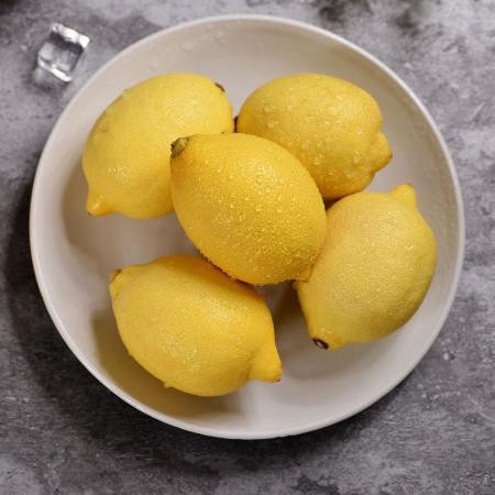 安岳黄柠檬新鲜水果柠檬果子生鲜水果柠檬新鲜批发多规格柠檬泡水图片