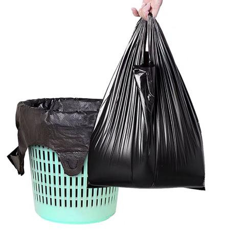 【家用款式】垃圾袋家用加厚手提式背心黑色厨房中大号塑料袋批发