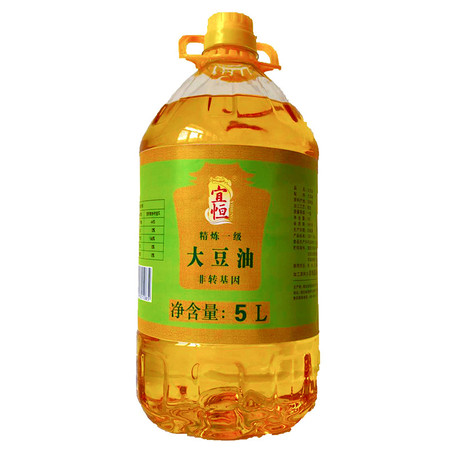 湖北恩施精炼一级大豆油5L