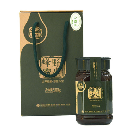 湖北恩施毓粹蜂蜜野生蜂蜜500g