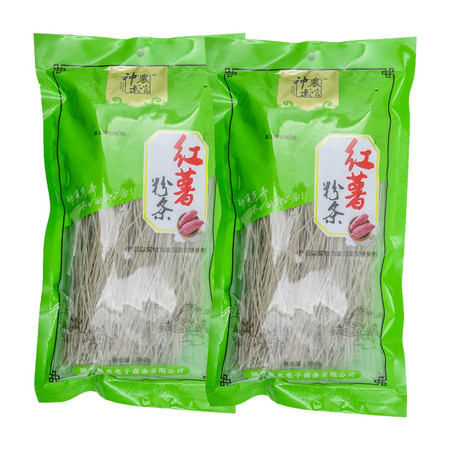 神农武当 红薯粉条细粉丝火锅粉条350g/袋X2/