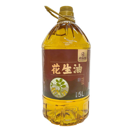 神农武当 一级压榨花生油食用油5L/