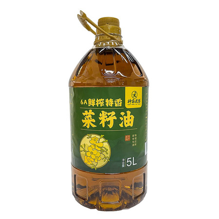 神农武当 6A鲜榨菜籽油非转基因物理压榨菜籽油5L/图片