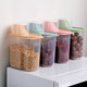 五谷杂粮收纳盒大号食品储物罐塑料家用干货密封盒带盖厨房收纳罐