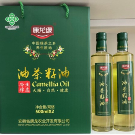 康龙缘 山茶籽油500ml*2/盒