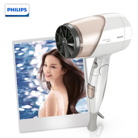 飞利浦（PHILIPS）电吹风机家用恒温负离子1600瓦大功率 冷热风可折叠HP8203/00