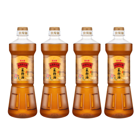 金龙鱼外婆乡小榨菜籽油700ml*4