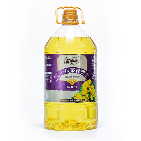 四川达州万源市玺丰收 玺丰收一级菜籽油5L/桶图片