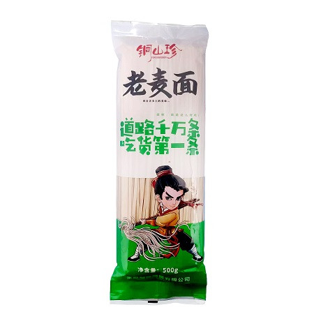 铜三珍 老麦挂面500g/包图片