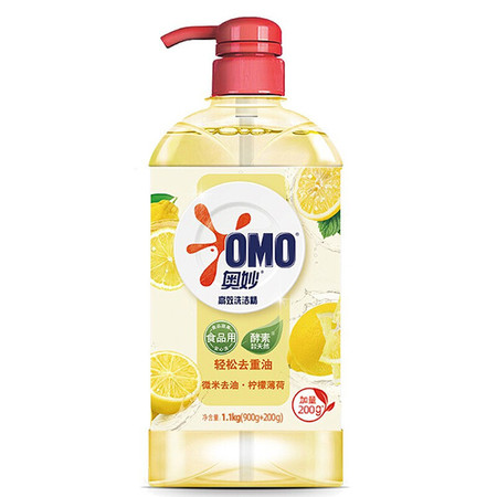 奥妙/OMO 高效洗洁精 1.1KG（香型随机）图片