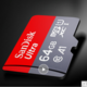 闪迪/SANDISK  TF卡64GB U1 C10 A1 至尊高速移动版TF存储卡