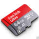 闪迪/SANDISK  TF卡64GB U1 C10 A1 至尊高速移动版TF存储卡