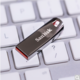 闪迪/SANDISK U盘 CZ71酷晶32GB USB2.0  银灰色 全金属外壳 无惧日常碰撞