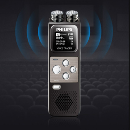 飞利浦/PHILIPS VTR6900专业高清远距降噪双麦克风8G支持扩展 MP3播放器图片