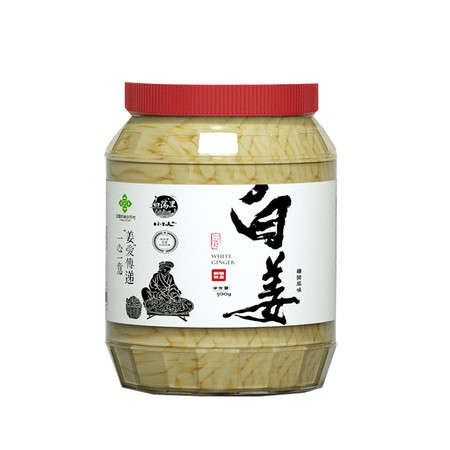 白荡里 铜陵白姜糖醋味安徽特产 1瓶900g