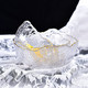 日式金边锤纹玻璃碗蔬菜沙拉碗北欧家用创意大号网红热汤碗水果碗