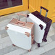 韩版行李箱女拉杆箱男学生旅行箱万向轮皮箱子大容量密码箱铝框款
