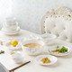 景德镇碗碟套装家用50/55/88件陶瓷盘子碗米饭碗汤碗鱼盘餐具套装