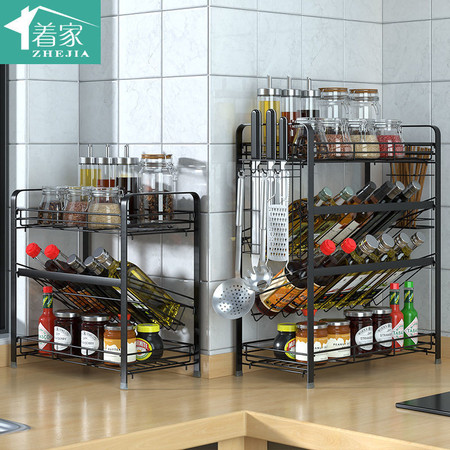 厨房调料置物架调味品置物收纳架桌面油盐酱醋储物多层整理架子