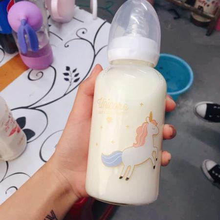 韩国可爱奶瓶水杯成人创意个性玻璃杯韩版女学生便携杯子随手杯图片