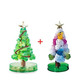 小型迷你圣诞树纸树开花浇水结晶魔法树节日装饰品儿童礼物小礼品【圣诞专场】