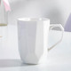 ins北欧水杯女学生韩版马克杯简约咖啡杯办公室文艺陶瓷杯子带盖