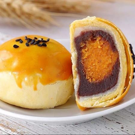 蛋黄酥雪媚娘麻薯传统糕点心散装紫薯味早餐月饼网红零食品小吃图片