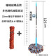 自拧水大号家用免手洗拖把旋转木地板瓷砖拖布钢杆毛巾吸水墩布头
