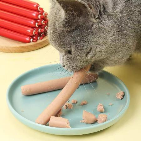 B  猫咪零食猫专用火腿肠宠物香肠肉肠成猫幼猫增肥低盐高钙奖励猫粮图片