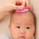 去头垢婴儿洗头刷0-6月宝宝洗澡硅胶洗头刷沐浴按摩软刷洗头神器