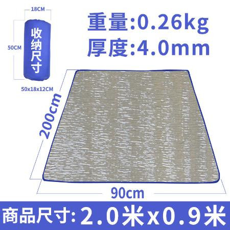 防潮垫加厚户外便携防水草地野餐家用帐篷铝膜单人宿舍睡垫地垫垫图片