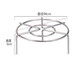 304加厚不锈钢蒸架高低脚家用蒸架子蒸菜垫鸡蛋架蒸锅架隔水蒸架