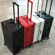 复古铝框行李箱女拉杆箱男24密码箱20寸学生韩版学生皮箱26旅行箱